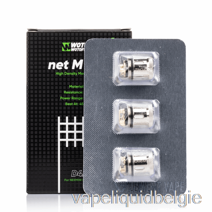 Vape Smaken Wotofo Nexmini Vervangende Spoelen 0.2ohm D42 Netto Mesh-spoelen